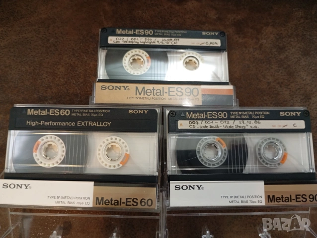 Sony Metal-ES 60 Sony Metal-ES 90 Метални аудио касети