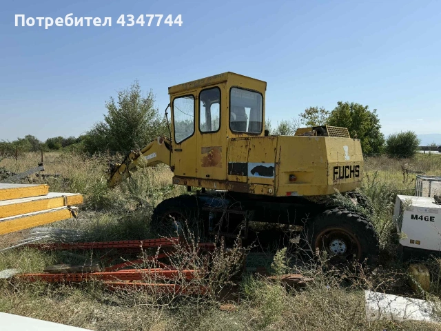 Продава се Колесен Багер FUCHS 720М модел 1987г.