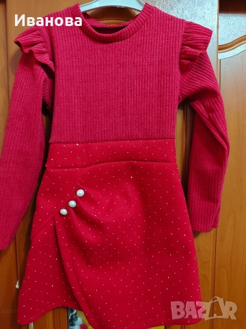 Детски Коледни рокли подходящи и за фотосесия, снимка 3 - Детски рокли и поли - 52771339