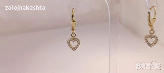 Нови-Златни обеци-1,68гр/14кр, снимка 2 - Обеци - 53915121