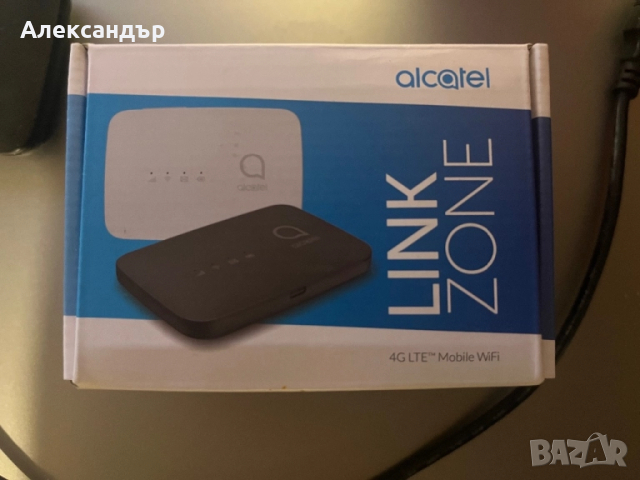 Alcatel Link Zone MW45V2 4G LTE бисквитка за мобилен рутер интернет WiFi Hotspot 150mbps, снимка 3 - Рутери - 52109881