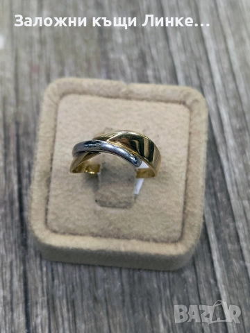 Златен Пръстен 2.55гр / 14К, снимка 4 - Пръстени - 52750102