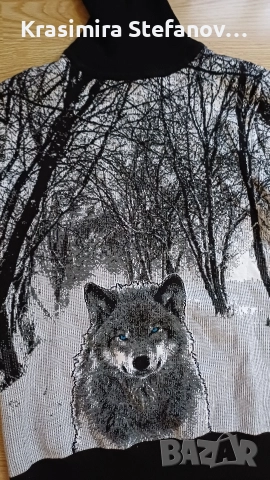 дамски ефектен зимен пуловер