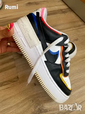 Оригинални кецове Nike Air Force 1 Shadow White Multi ! 38 н, снимка 1 - Чехли - 47323568