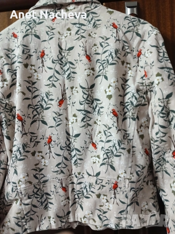 Дамски Якета - лилаво и  шарено бежово, снимка 6 - Якета - 52674109