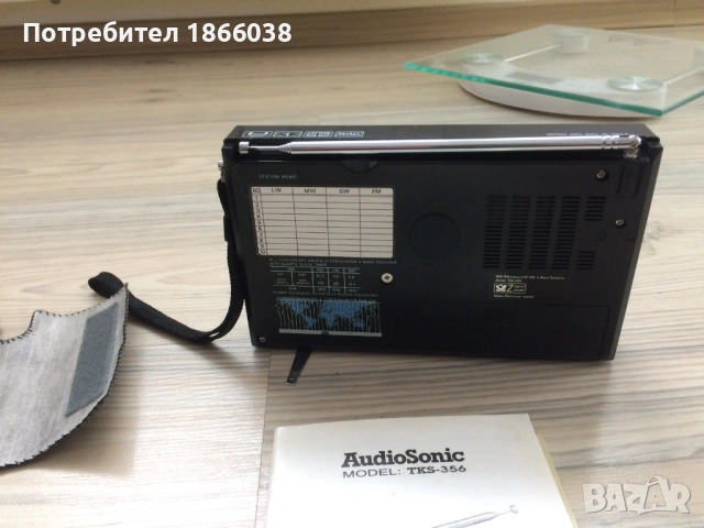 Радио     AUDIOSONIC TKS-356, снимка 3 - Радиокасетофони, транзистори - 53945919