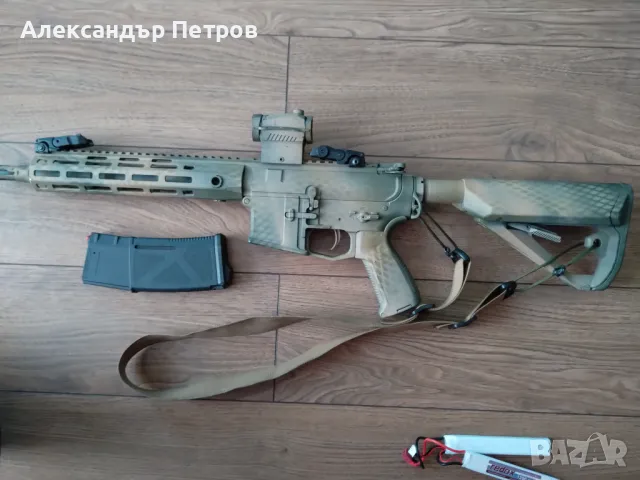 Airsoft реплика AR 15(ARCTURUS)с бързомер SIG SAUER и батерия , снимка 3 - Въздушно оръжие - 47737162