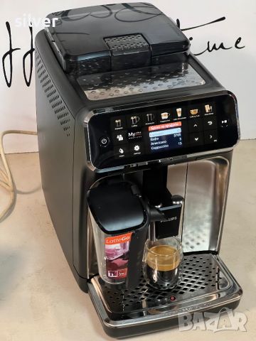 Кафемашина кафе автомат Philips 5447 Latte go с гаранция, снимка 8 - Кафемашини - 45664445