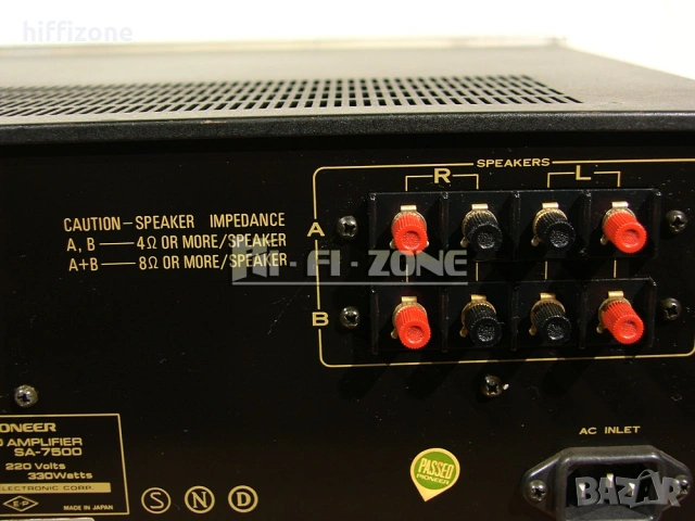 Усилвател   Pioneer sa-7500 , снимка 8 - Ресийвъри, усилватели, смесителни пултове - 53694132