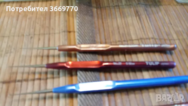 Сет от 9 куки за плетене на една кука Tulip, снимка 5 - Други - 50069009
