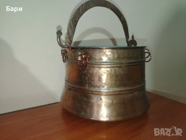 Старо малко котле, бакърче, меден съд,менец,менче 3, снимка 2 - Други ценни предмети - 54012237
