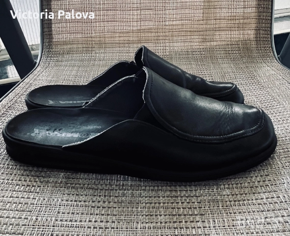 Мъжки кожени пантофи ROMIKA - немски комфорт и стил, снимка 9 - Мъжки чехли - 52155102