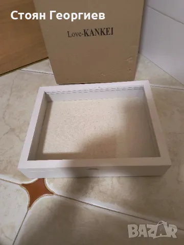 Чисто нова дървена кутия 35по28см , снимка 1