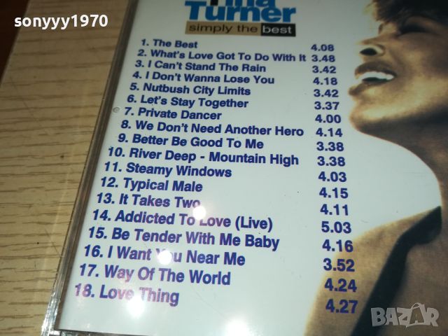 TINA TURNER CD 1605241604, снимка 5 - CD дискове - 45765692