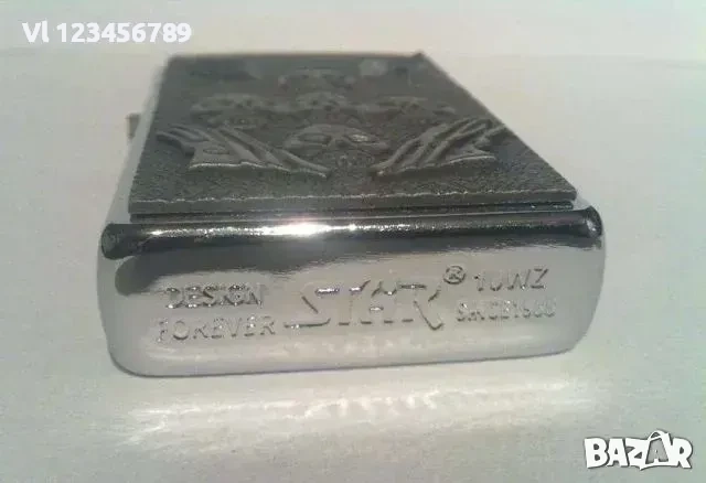 Бензинова запалка STAR - ЧЕРЕПИ (3), снимка 3 - Запалки - 52174365