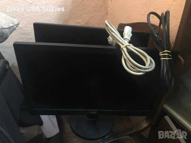 2 компютърни екрана 15,6”, снимка 3 - Монитори - 53662540