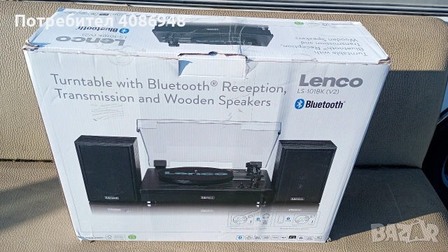 грамофон Lenko Bluetooth чисто нов , снимка 4 - Грамофони - 53614306