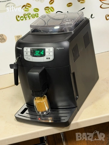 Кафемашина кафе автомат Saeco INTELİA с гаранция, снимка 6 - Кафемашини - 53208353