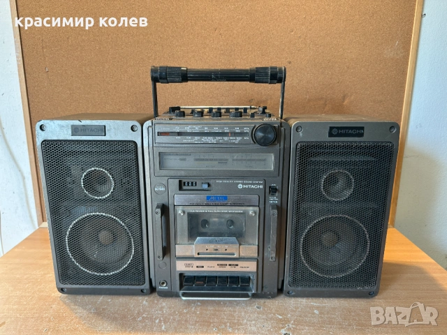 радиокасетофон "HITACHI TRK-9140E", снимка 6 - Радиокасетофони, транзистори - 53259534