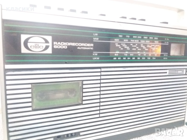 Радиокасетофон elite 6000 RADIORECORDER., снимка 5 - Радиокасетофони, транзистори - 53534531