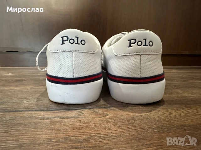 Polo by Ralph Lauren мъжки кожени сникърси/маратонки 45 номер, снимка 6 - Маратонки - 52858134