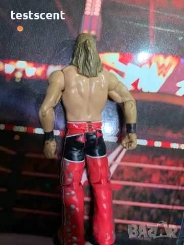 Екшън фигура WWE HBK Shawn Michaels The Heartbreak Kid WWE Mattel Шон Майкълс играчка figure Basic, снимка 8 - Колекции - 49149186