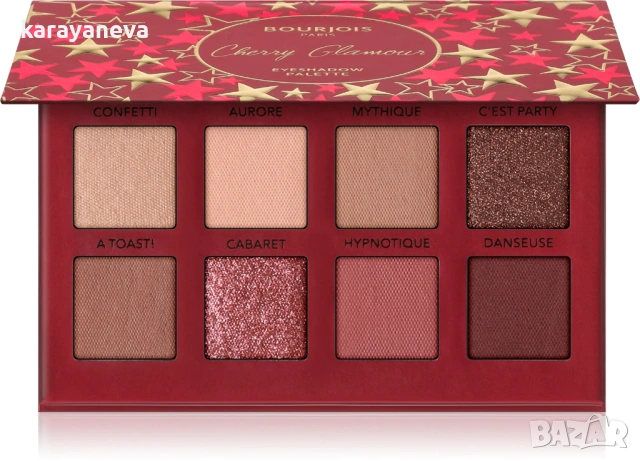  Палитра сенки за очи Bourjois Volume Glamour Soirs de Paris 8,5 гр, 03 Cherry, снимка 2 - Козметика за лице - 53425124