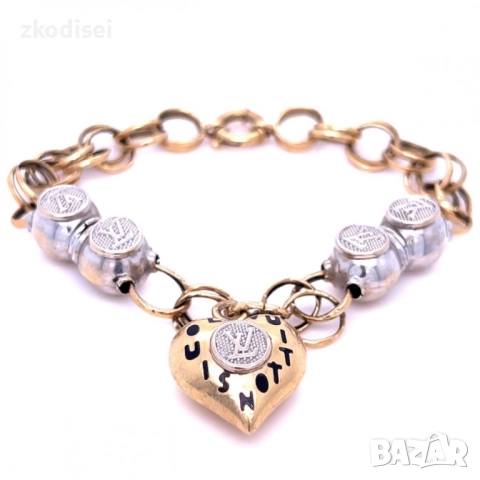 Златна дамска гривна 13,75гр. 21,5см. 14кр. проба:585 модел:5194-1, снимка 2 - Гривни - 51653784