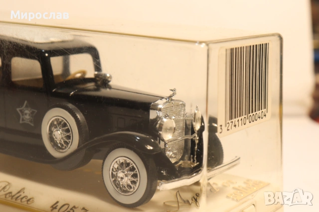 1:43 SOLIDO CADILLAC POLICE ШЕРИФ ПОЛИЦИЯ КОЛИЧКА МОДЕЛ, снимка 3 - Колекции - 53673936