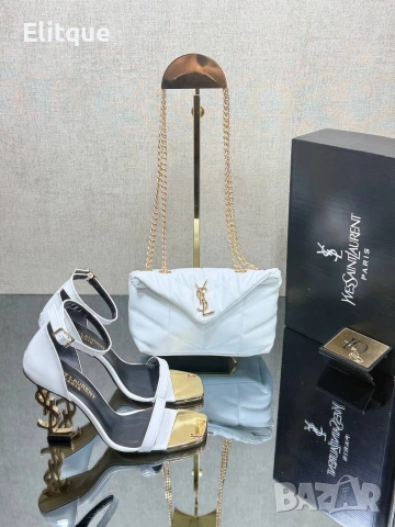 сандали на ток ysl saint laurent Christian Dior , снимка 9 - Сандали - 53406228