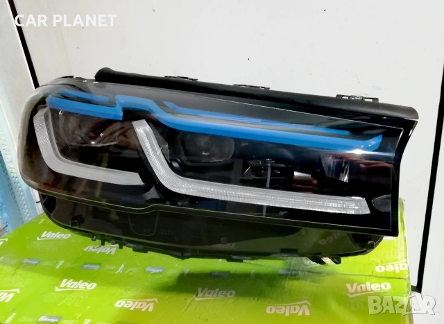 Фар Фарове за БМВ Г30 Г31 Лазер / BMW G30 G31 Laser Black Line Lci., снимка 3 - Части - 54243542