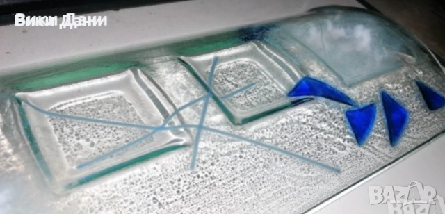 Стъклени споени Витраж Морано вази Свещници , снимка 14 - Колекции - 31481168