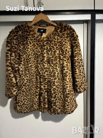 Леко палтенце HM, животински принт