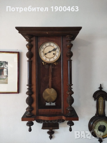 Hamburg American Clok.Гермснски стенен часовник., снимка 8 - Стенни часовници - 53886917