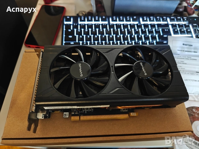 Видео карта Sapphire Pulse RX570 8GB, снимка 3 - Видеокарти - 53281049