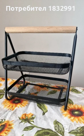 Кухненски метален органайзер, снимка 3 - Органайзери - 51276002