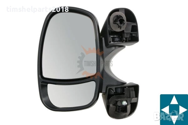 Външно огледало"Електрическо" за Renault Trafic II ,Opel Vivaro, Nissan 2001-2013год.-Шофьорска стр.