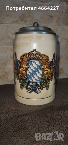 Уникална немска колекционерска халба за бира 