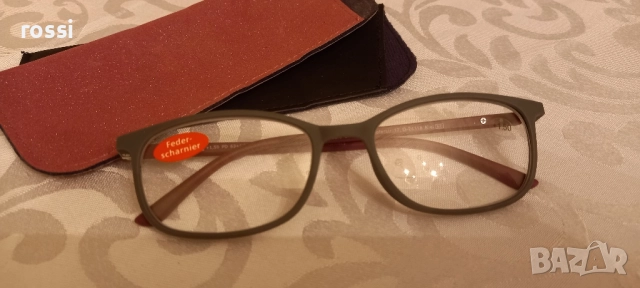 Нови немски очила за четене +1,5, +2,0 и +3,0 диоптъра, шарнир, калъф, снимка 7 - Слънчеви и диоптрични очила - 39964149