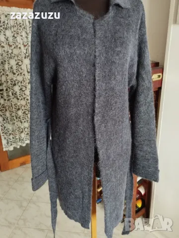 ЕСТЕСТВЕНА ВЪЛНА - мохер, италианска дамска жилетка, снимка 4 - Жилетки - 49712894