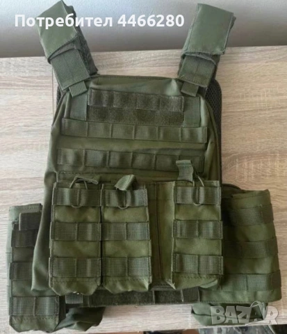 Тактическа жилетка & наколенки, снимка 2 - Други спортове - 53095086