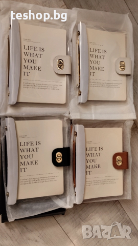 Луксозен тефтер в 3 цвята за подарък