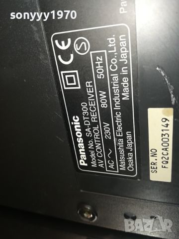 PANASONIC RECEIVER+DVD MADE IN JAPAN 2404241108, снимка 11 - Ресийвъри, усилватели, смесителни пултове - 45429440