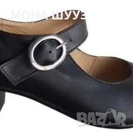 Дамски обувки за танци естествена кожа.