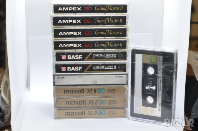 Аудио касети хромдиоксид - BASF, TDK, Maxell, Ampex