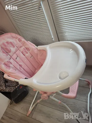 Стол за хранене Lorelli MARCEL Pink Hearts , снимка 1