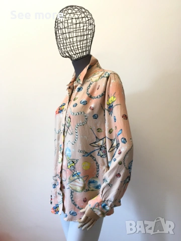 MOSCHINO Love риза IT44, снимка 2 - Ризи - 53614295