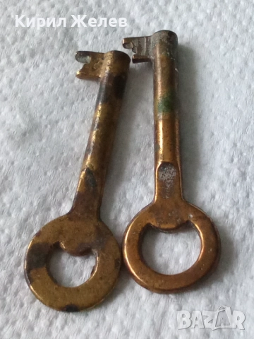 Два стари ключа 52871, снимка 4 - Антикварни и старинни предмети - 52891207