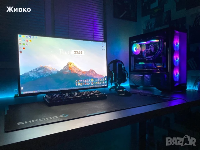 Цял гейминг сетъп+бюро / Gaming Setup