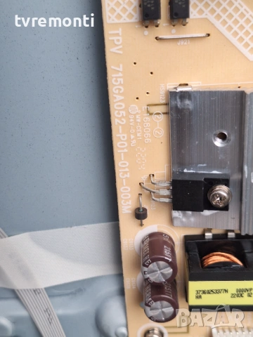 POWER 715GA052-P01-013-003M ,for Philips 43PUS7906/12 for 43inc DISPLAY TPT430WR-GT013.H REV:S1R, снимка 2 - Части и Платки - 53382852